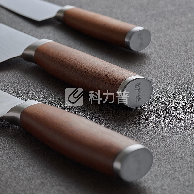 网易严选 大马士革刀具套装 VG10钢经典款菜刀三德刀水果刀 67层复合打造日本进口钢材欧洲进口枫木手柄