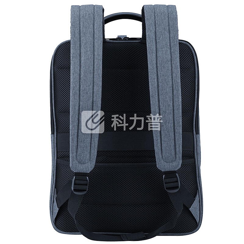 法国乐上(LEXON) 双肩包电脑包14/15.6英寸男士笔记本包商务背包双隔层 灰蓝色(厂家直发)