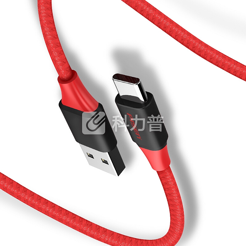 品胜(PISEN)Type-C编织数据线5A快充 USB-C充电线 1.5米红黑色 适用华为P30 Pro/魅族16th/小米9/三星S10