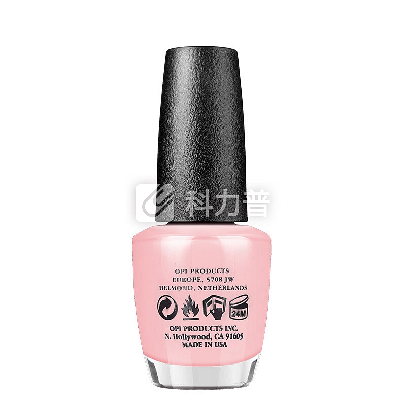 OPI指甲油浅红灰色NLL12 15ml(环保无毒 经典裸色 持久快干)新老包装更替中随机发货