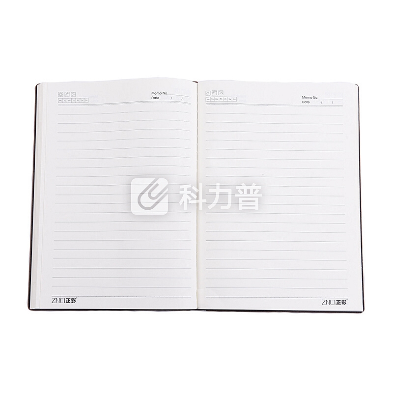 正彩(ZNCI)B5软面抄系列记事本/商务办公用品笔记本文具/会议记录本/日记本子136页 4317-B5咖啡色