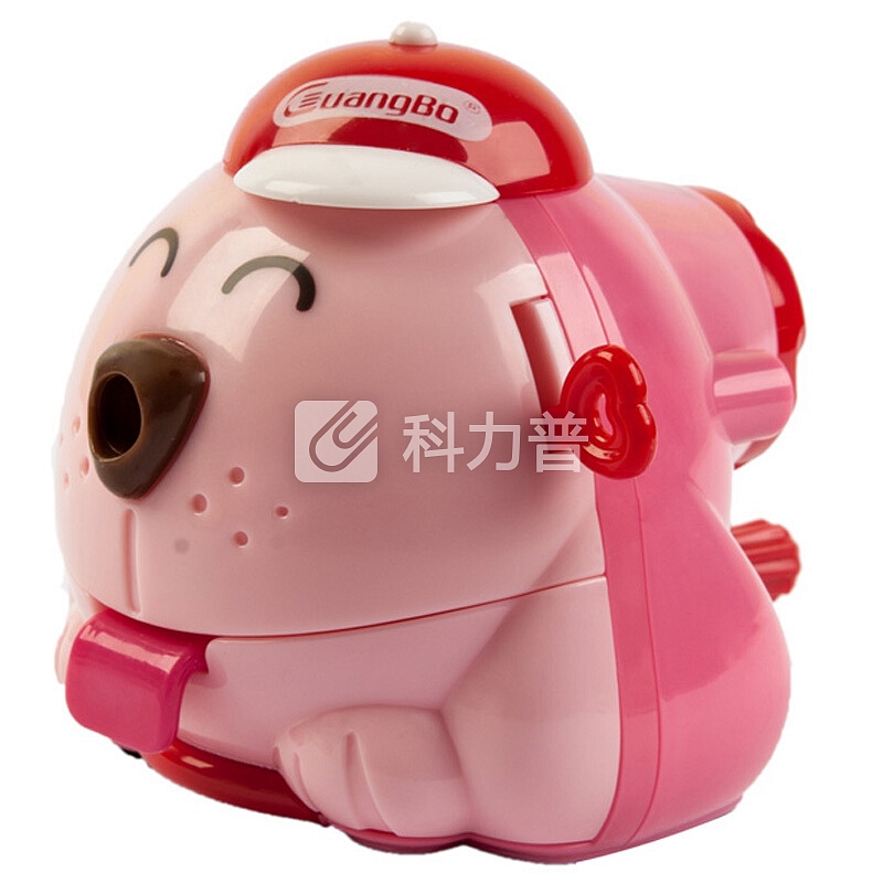 广博(GuangBo)笨笨狗可爱铅笔刀/削笔机/学习用品 颜色随机 单个装XBQ9735