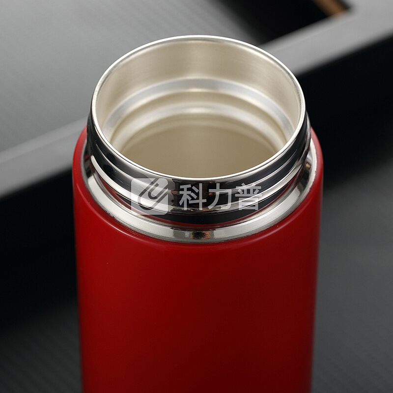 特美刻(TOMIC)保温杯 男银制内胆银杯不锈钢水杯子泡茶杯 999纯银高档水杯礼品雪花银杯子 1BBS1260 亮红色