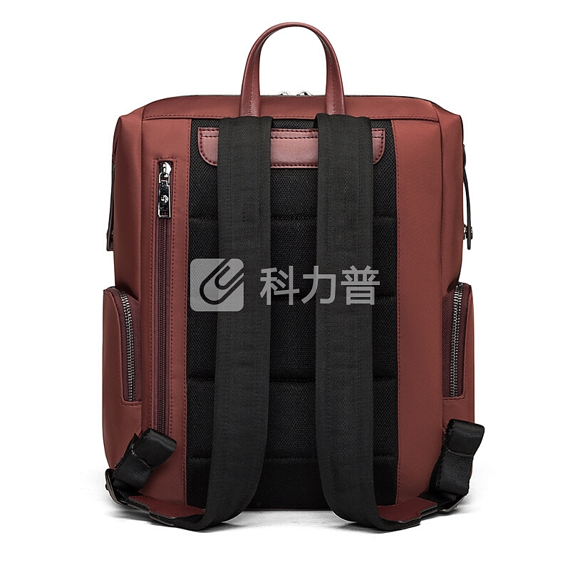 新秀丽明星同款电脑包双肩背包男女书包 Samsonite潮流旅行包TL3 紫红色