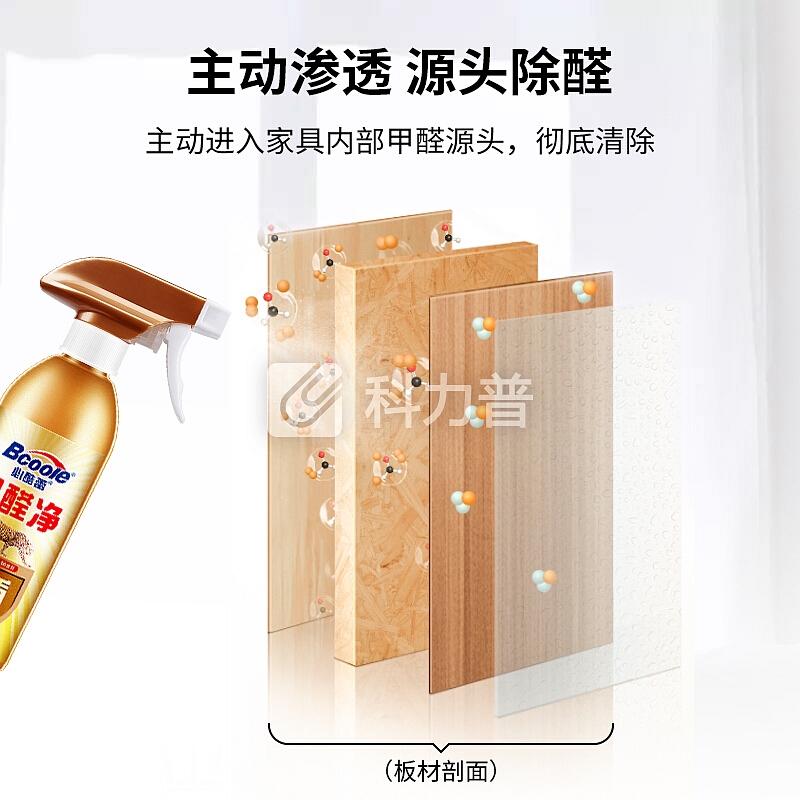 必酷蕾(Bcoole)除甲醛喷剂400ml 去除甲醛清除剂 空气清新剂 优于光触媒 活性炭 除甲醛 无需光照 30平方用
