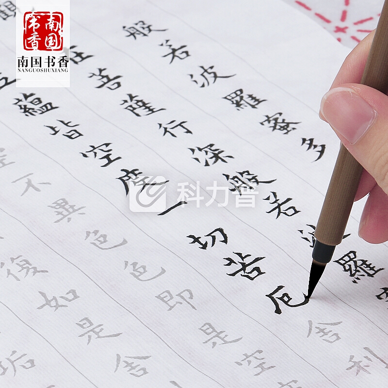 南国书香欧阳询心经半熟抄经临摹宣纸纯手工加厚毛笔字帖100张