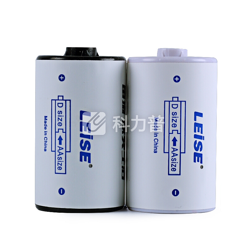 雷摄(LEISE)806 1号电池转换器套装(配2节1号转换器+2节5号2700毫安充电电池)燃气灶/热水器专用