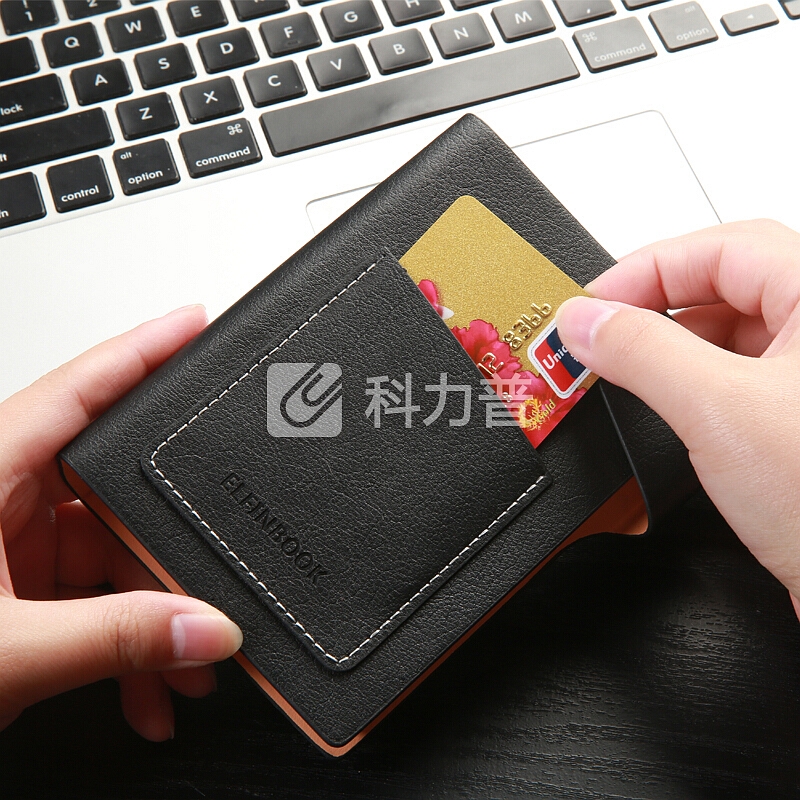 ELFINBOOK mini智能可重复书写App备份笔记本子 年货创意礼品年会商务记事本A7/60张 黑色