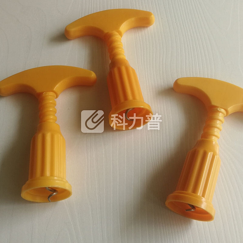 红酒塑料加大加厚开酒器红酒起子葡萄酒开瓶器家用 黄色(加强版)50个