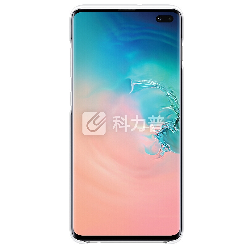 三星(SAMSUNG) S10+ 原装LED保护壳 保护套 G9750 后壳 防摔 LED智能背光 来电信息提醒 白色