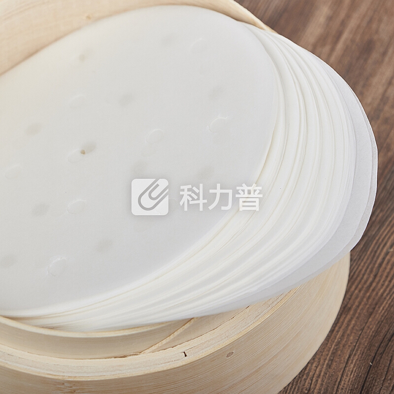 厨美圆形28CM蒸笼纸 包子馒头点心垫纸 烘焙纸不粘笼屉纸 100张