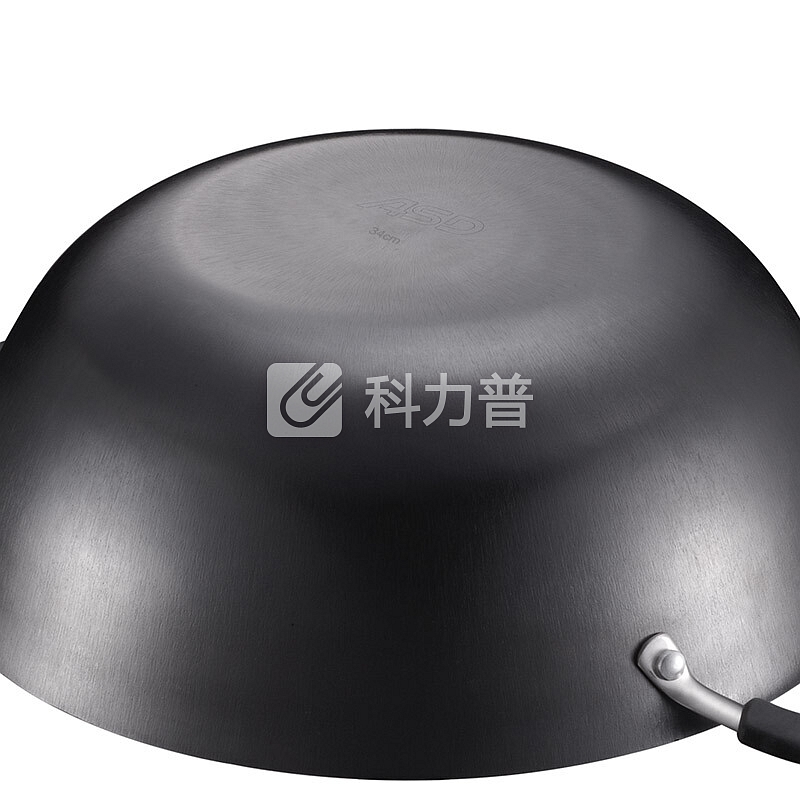 爱仕达 34CM无涂层硬铸不生锈炒锅CF34D1WG 铁锅炖锅蒸锅电磁炉明火通用 带蒸篦