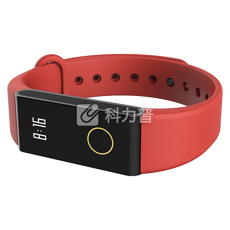拉卡拉智能手环 自定义五彩TPE材质亲肤腕带 玛瑙红