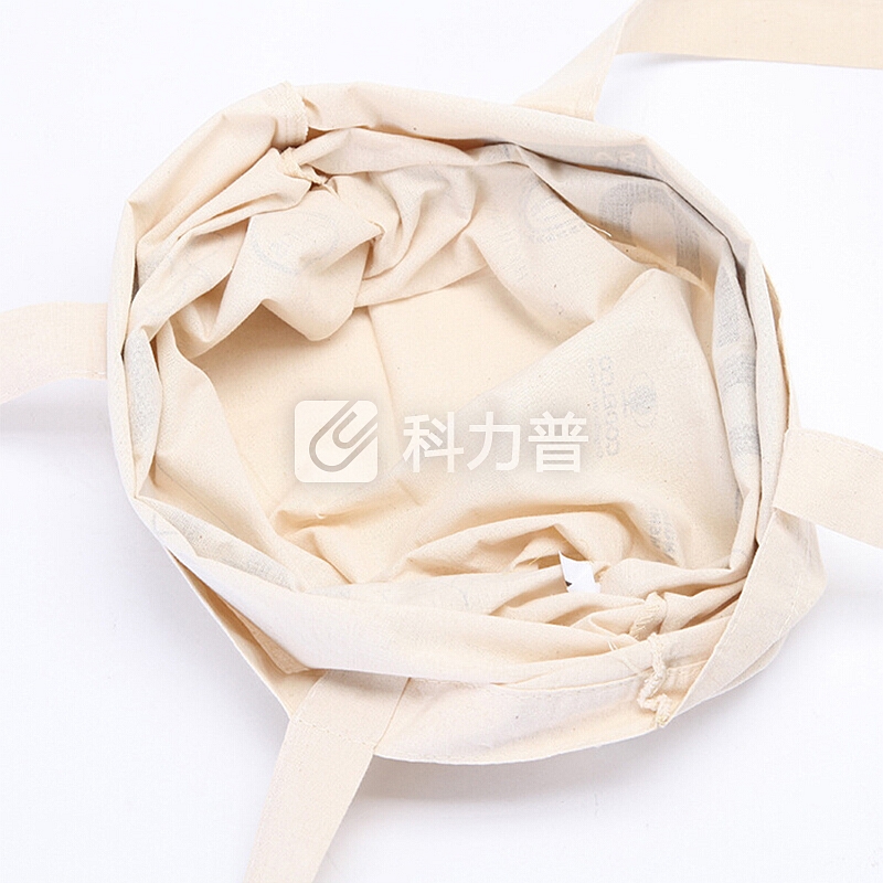 欣沁 文艺棉麻帆布袋购物袋加厚 折叠单肩便携女学生轻便买菜包手提简约 白色
