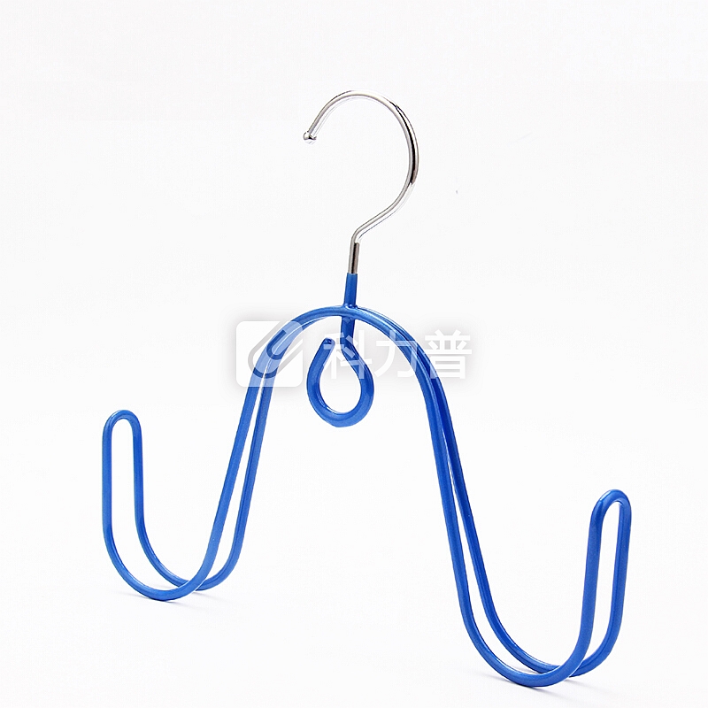 加品惠 衣架 浸塑晾衣架 多功能鞋架 成人儿童防滑干湿两用衣帽晾晒架挂架 加固多用晒衣架 4只装JH-0984