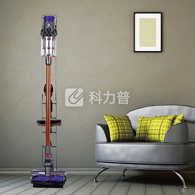BUBM适合戴森吸尘器收纳架V8V10V11免打孔置物架子dyson落地支架挂架 HD03