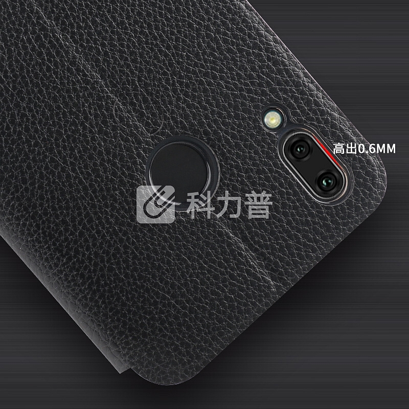 莫凡 荣耀畅享9plus手机壳/保护套 畅享9plus保护套软硅胶全包支架防摔外壳翻盖式皮套 黑色