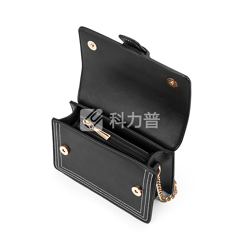 AIM AIM包包女包时尚大气斜挎包女百搭ins超火小方包单肩包小包 W4021 黑色