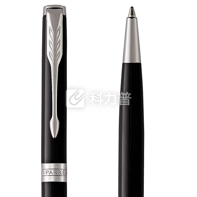 派克(PARKER)签字笔/圆珠笔新款卓尔系列 丽雅黑色白夹纤巧商务办公礼品