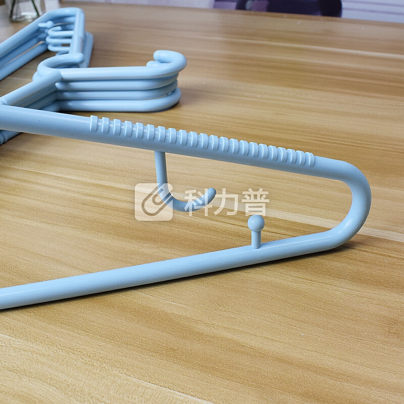 品迈塑料衣架46cm防滑无痕衣挂多挂钩内衣吊带晾衣架成人衣服架子衣物晾晒架外套大衣撑8支装