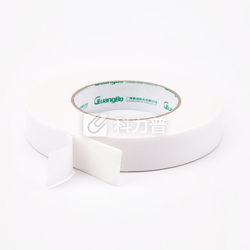 广博(GuangBo)6卷装24mm*5y双面海绵胶带泡沫泡棉胶布办公文具HM-10