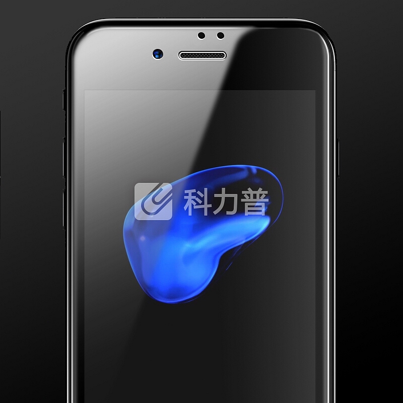 依斯卡(ESK) 苹果iphone8 plus/7 plus钢化膜【3D软边防碎边 全屏全覆盖】手机高清防爆保护贴膜 JM93黑