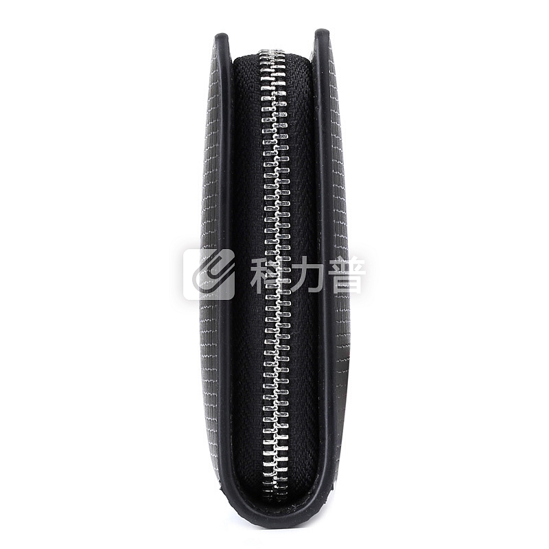 皮尔卡丹(pierre cardin)手包男士长款牛皮手拿包礼盒男包P5C406066-16A 黑色