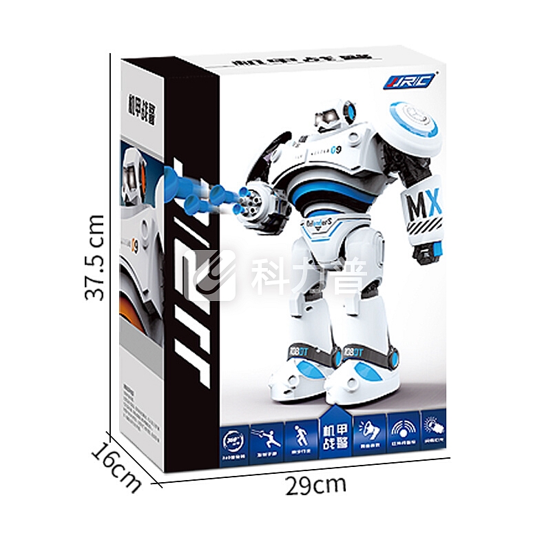 JJR/C 机甲战警(橙色)儿童玩具男孩玩具女孩1-3-6岁以上益智玩具宝宝婴儿小孩幼儿早教机智力玩具