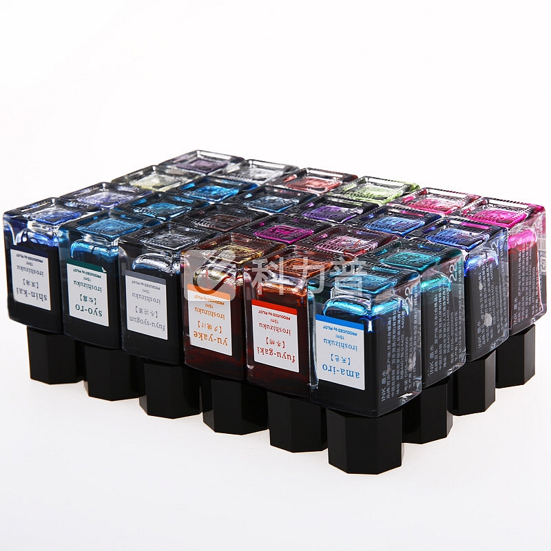 日本百乐(PILOT)钢笔墨水彩墨 土笔 15ml INK-15-TK原装进口