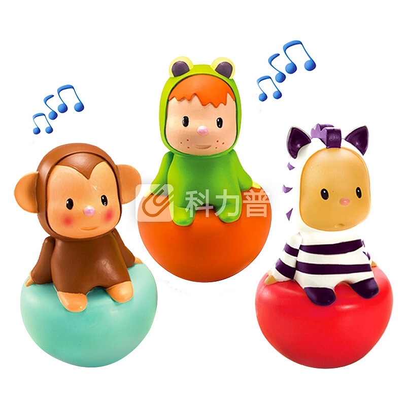 法国Smoby婴幼儿不倒翁玩具 宝宝摇铃玩具3-6-12个月 启蒙早教益智玩具 青蛙周岁礼物