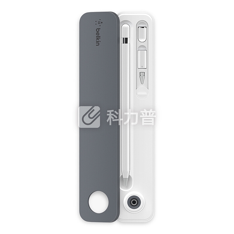 贝尔金 belkin 贝尔金（BELKIN）苹果Apple Pencil铅笔盒(支持1代2代)保护盒iPad Pro触控笔盒防丢保护笔套磁吸翻盖笔座配件