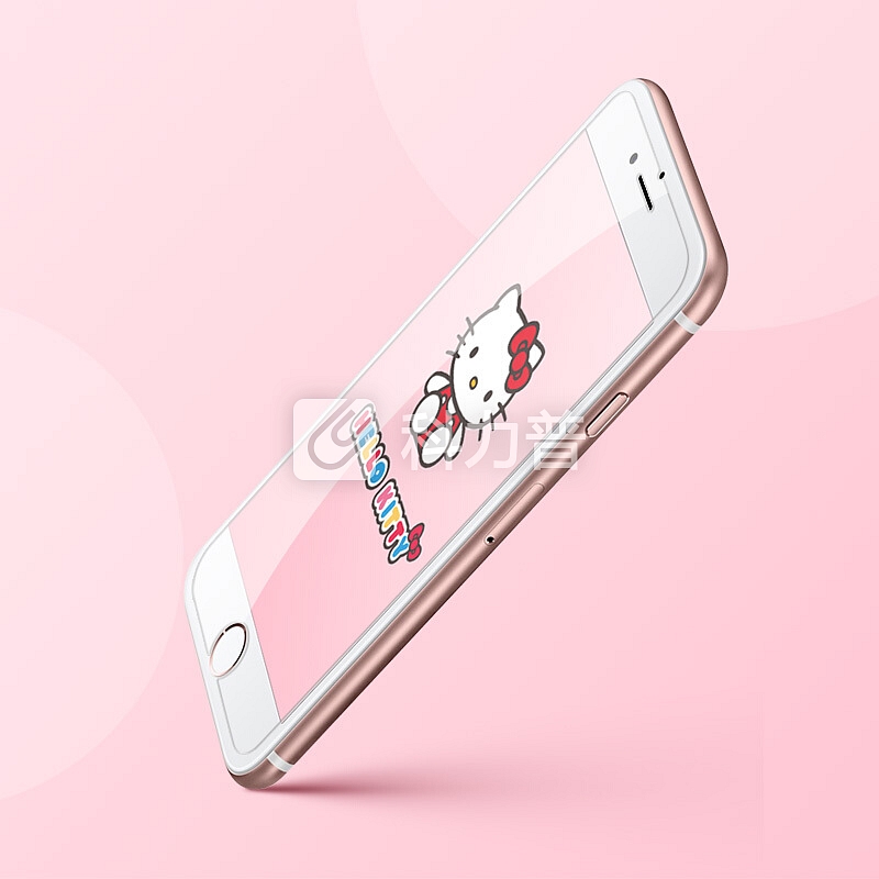 Hello Kitty 苹果iPhone8 Plus/iPhone7 Plus/6s Plus/6 Plus钢化膜 0.2mm透明玻璃膜手机保护贴膜