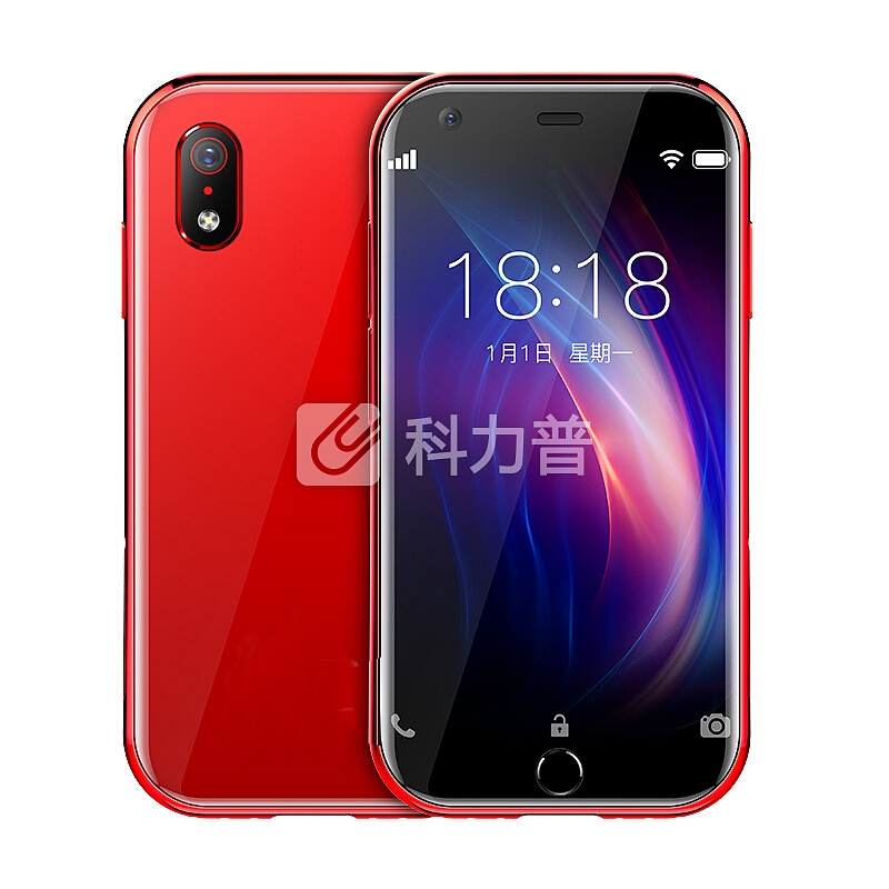 索野(SOYES)7S+ 迷你智能 学生儿童卡片超小手机 WIFI 移动联通 双卡双待安卓手机 蓝色 1G+ 8G