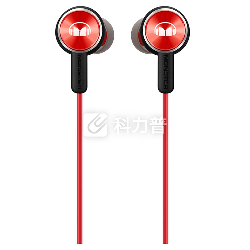 华为荣耀魔声耳机2 AM17重低音高保真立体声有线入耳式耳机 适用mate10/p10/mate9等 红色