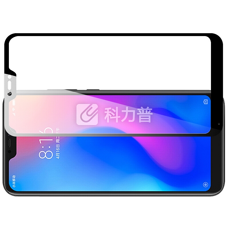 KOOLIFE 红米6Pro钢化膜 MI6pro钢化膜 全屏高透高清 手机保护贴膜非水凝 适用于小米红米6PRO-黑色