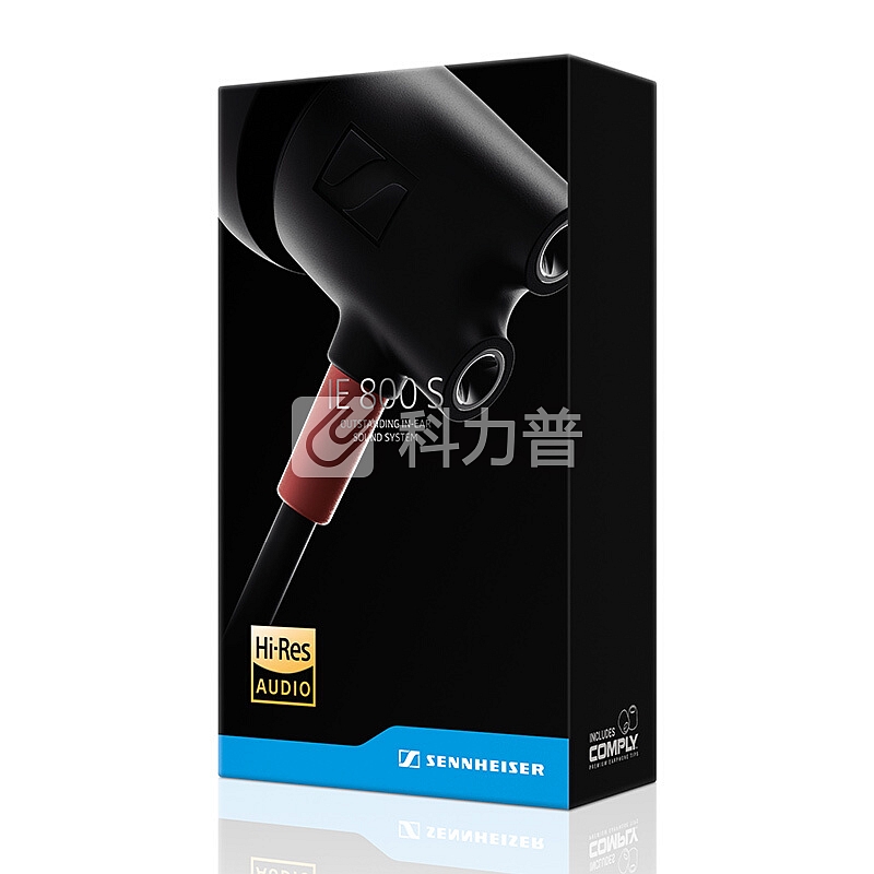森海塞尔(Sennheiser)IE800S 旗舰级高保真HiFi入耳式音乐耳机 黑色