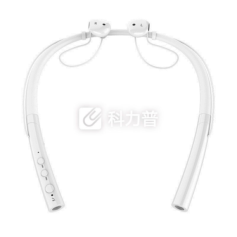 悦迪yuedi 无线运动蓝牙耳机iphone7/8/6s双耳脖挂头戴式跑步健身苹果小米华为通用 铂钻白