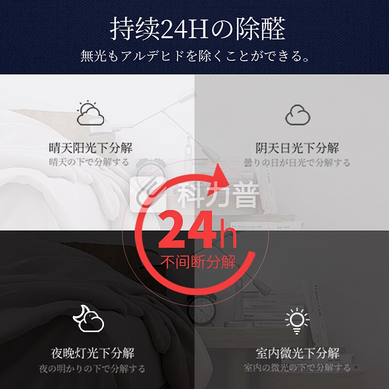 二月花 日本进口甲醛清除剂 液化活性炭除甲醛室内 光触媒 除甲醛喷剂 新房家用 母婴房安全 套装3瓶装