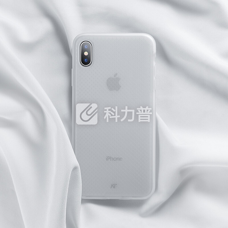 网易严选 网易智造 苹果X云感手机保护壳(轻薄款)苹果X手机套iPhoneX保护套 液态硅胶 防摔轻薄 透明白