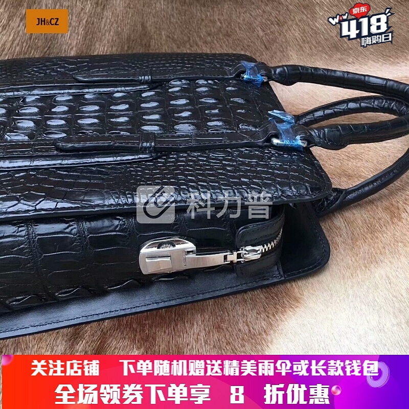 尊皇船长意大利品牌轻奢高端精品 小ck女包男包单肩包真皮商务公文包竖款男士包包休闲潮鳄鱼皮包手提包袋 灰色