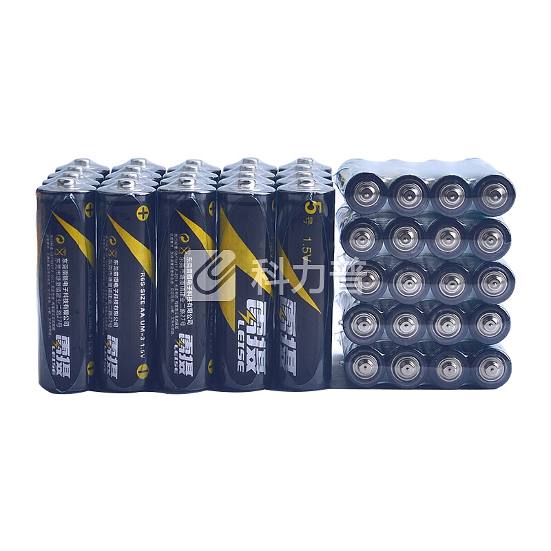 雷摄 LEISE 5号碳性20粒+7号碳性20粒混搭 适用于：低耗儿童玩具剃须刀收音机遥控挂钟鼠标键盘