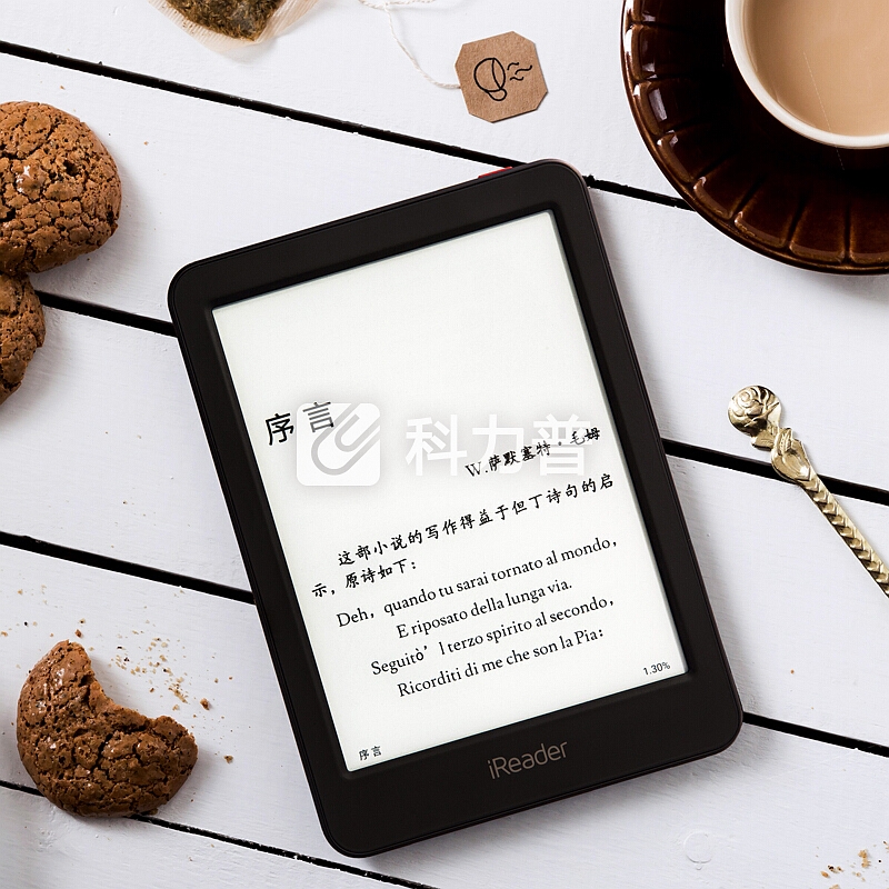 【套装】掌阅(iReader)悦享版 电子书阅读器 6英寸墨水屏 8G存储 黑色+原装保护套 白色