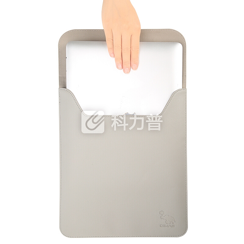 爱华仕(OIWAS)笔记本IPAD内胆包13.3英寸苹果电脑保护时尚手提包 OCP1733浅灰色