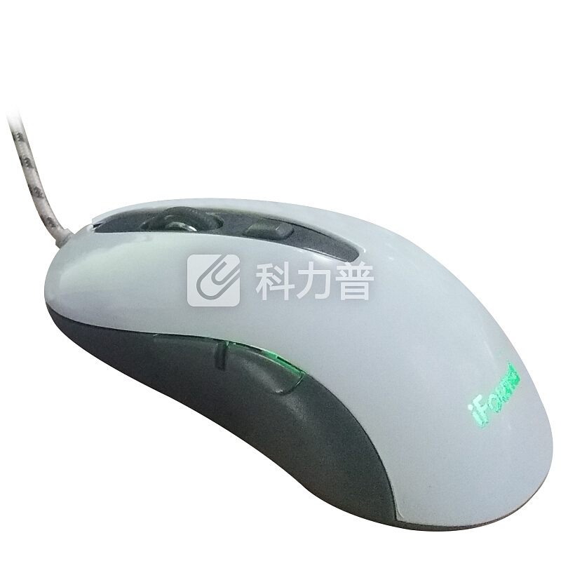 方正(iFound) F663鼠标 有线游戏鼠标 笔记本台式鼠标有线光电鼠标 白色
