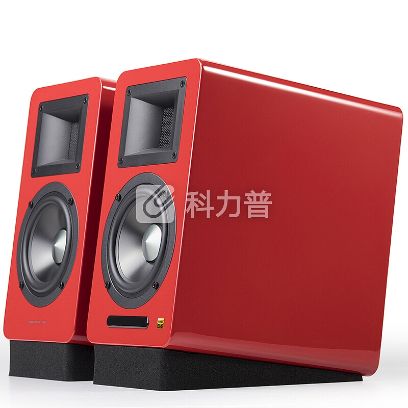 漫步者(EDIFIER)AIRPULSE A100 立体声有源书架音箱 客厅音响 电视音响 红色特别版
