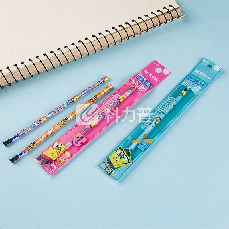 晨光 M＆G 晨光（M&G）海绵宝宝系列晶蓝热可擦0.5mm中性笔替芯全针管笔头 20支/盒QKR66242 海绵宝宝0.5mm晶蓝