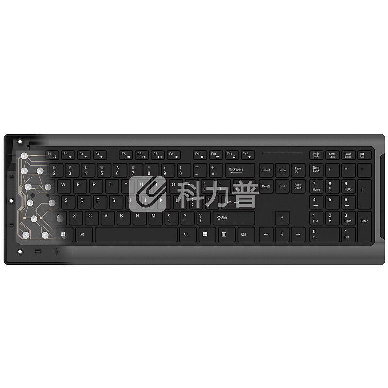 方正(iFound)W6266键盘鼠标套装无线键鼠套装 办公巧克力键帽笔记本防水键盘