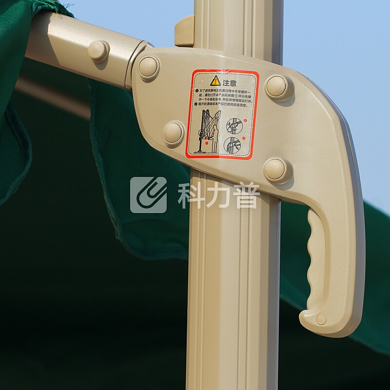 野人谷 遮阳伞3m圆小罗马挡雨伞户外遮阳伞庭院伞阳台折叠大广告伞太阳伞罗马伞保安岗亭摆摊伞YRG-050-墨绿