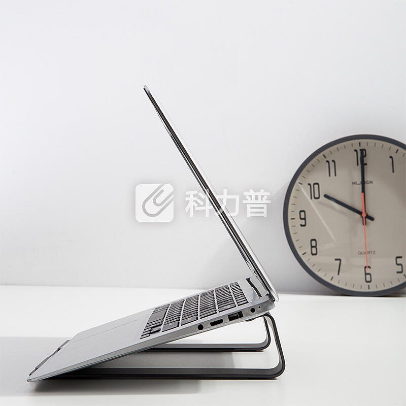 纽赛(NUSIGN)金属简约笔记本支架 放置稳固 硅胶保护 适用11-15.6英寸笔记本NS812
