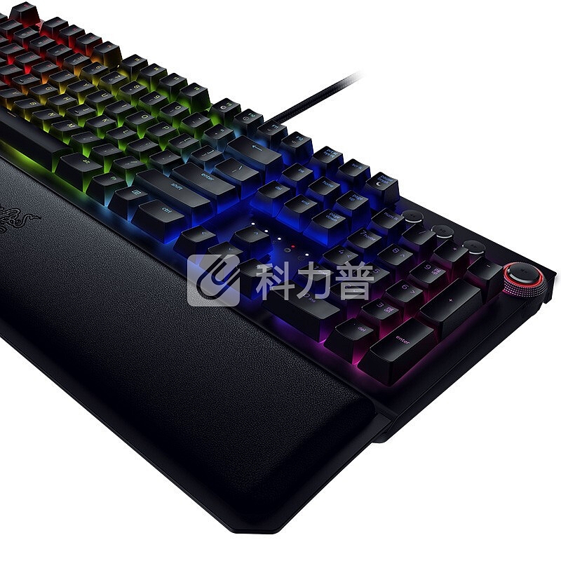 雷蛇(Razer)黑寡妇蜘蛛精英版RGB背光游戏机械键盘迅游7天加速卡套装 黑色(雷蛇键盘) 黑色-绿轴